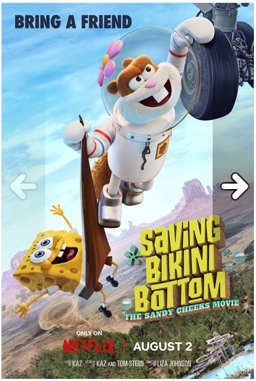 Al rescate de Fondo de Bikini Arenita Mejillas 2024 ES EN